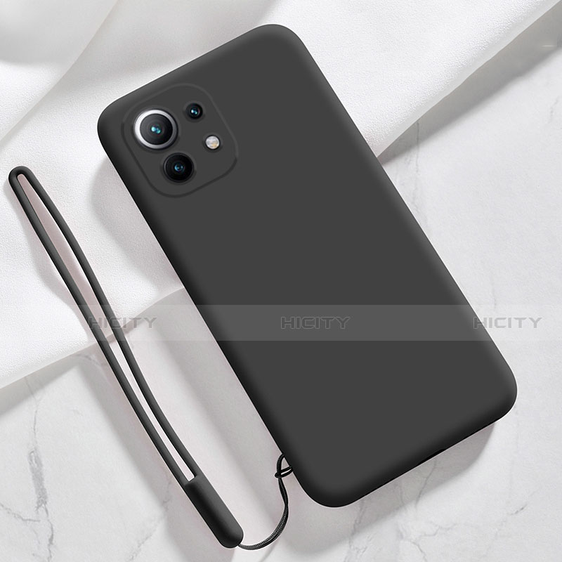 Funda Silicona Ultrafina Goma 360 Grados Carcasa para Xiaomi Mi 11 5G Negro