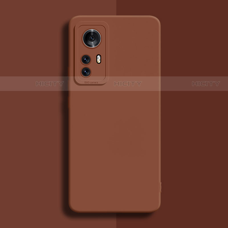 Funda Silicona Ultrafina Goma 360 Grados Carcasa para Xiaomi Mi 12X 5G Marron