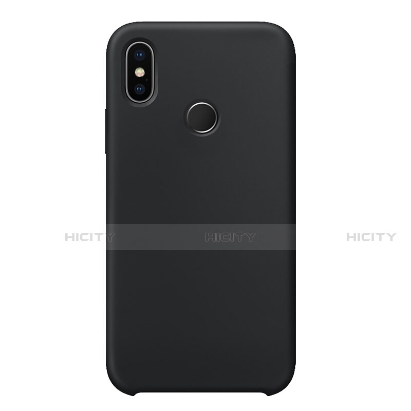 Funda Silicona Ultrafina Goma 360 Grados Carcasa para Xiaomi Mi 8 Negro