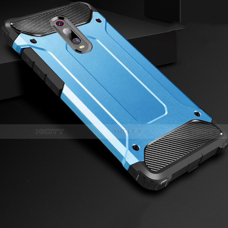 Funda Silicona Ultrafina Goma 360 Grados Carcasa para Xiaomi Mi 9T Azul