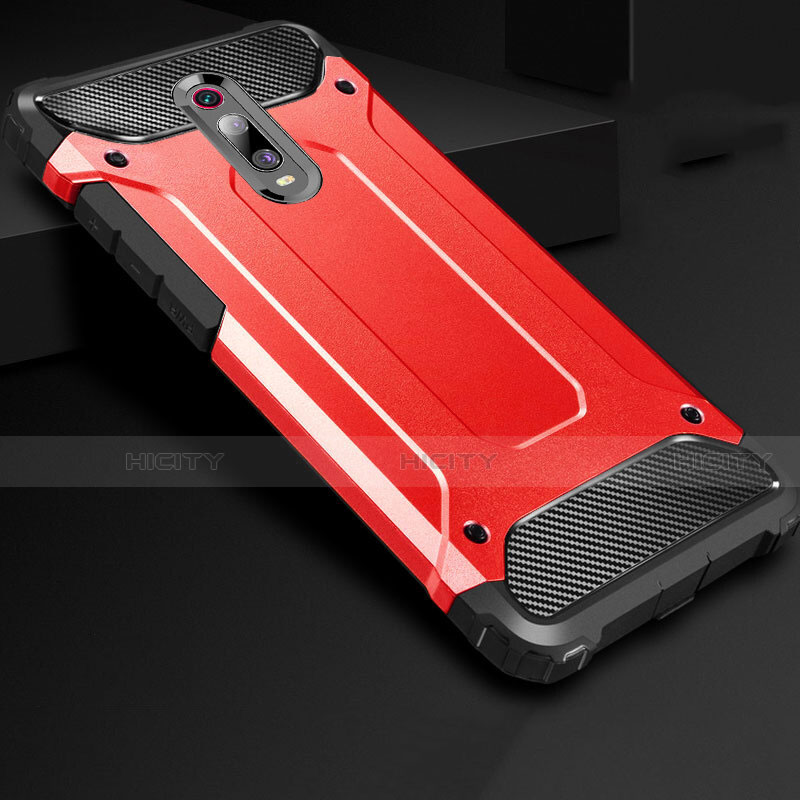 Funda Silicona Ultrafina Goma 360 Grados Carcasa para Xiaomi Mi 9T Rojo