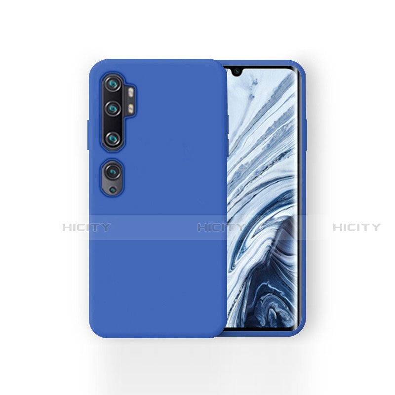 Funda Silicona Ultrafina Goma 360 Grados Carcasa para Xiaomi Mi Note 10 Azul