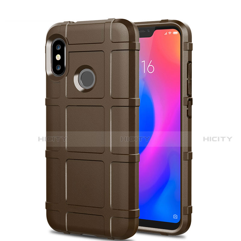 Funda Silicona Ultrafina Goma 360 Grados Carcasa para Xiaomi Redmi 6 Pro Marron