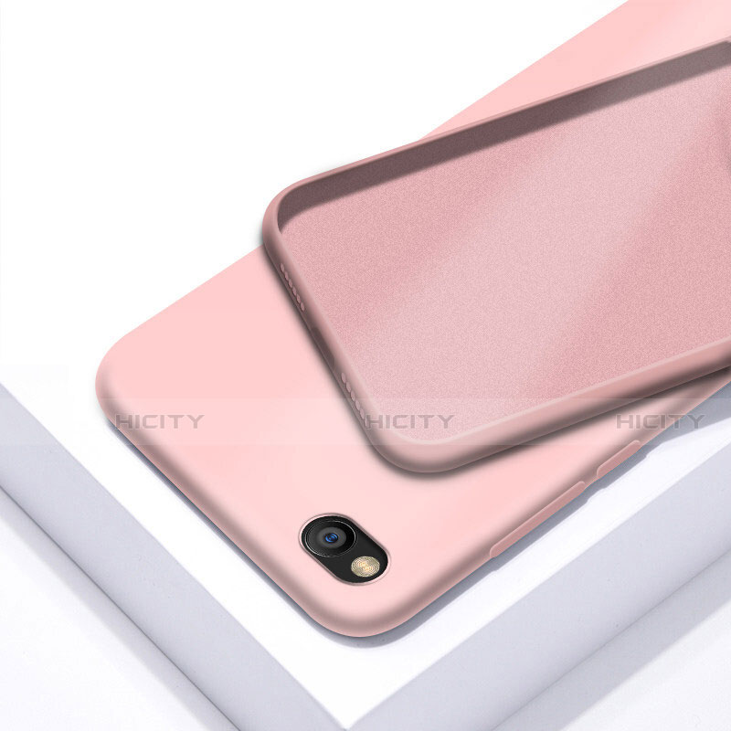 Funda Silicona Ultrafina Goma 360 Grados Carcasa para Xiaomi Redmi Go Oro Rosa