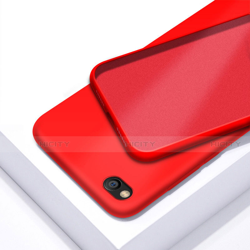 Funda Silicona Ultrafina Goma 360 Grados Carcasa para Xiaomi Redmi Go Rojo