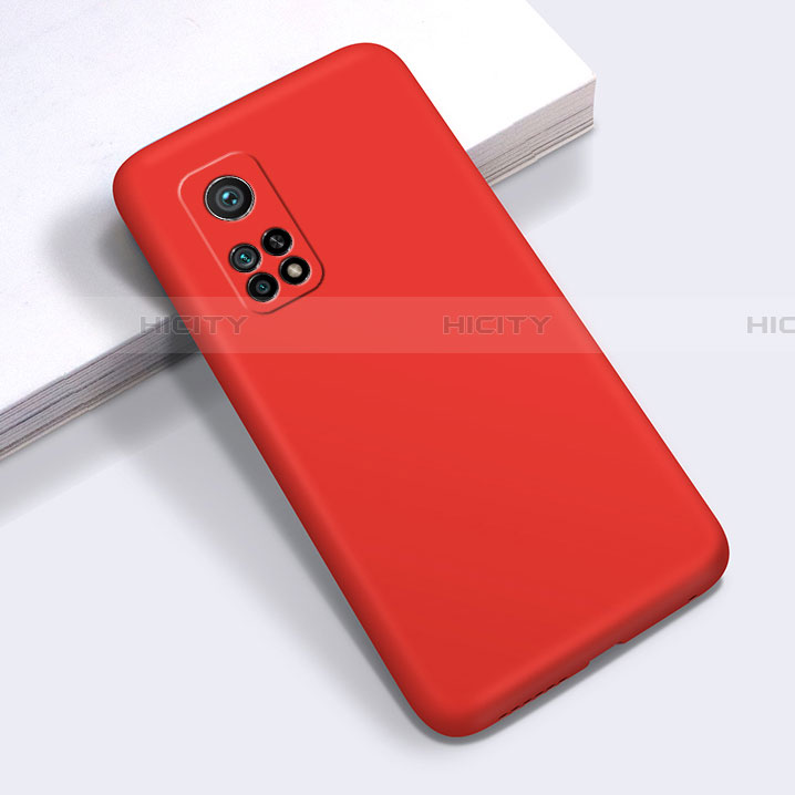 Funda Silicona Ultrafina Goma 360 Grados Carcasa para Xiaomi Redmi K30S 5G Rojo