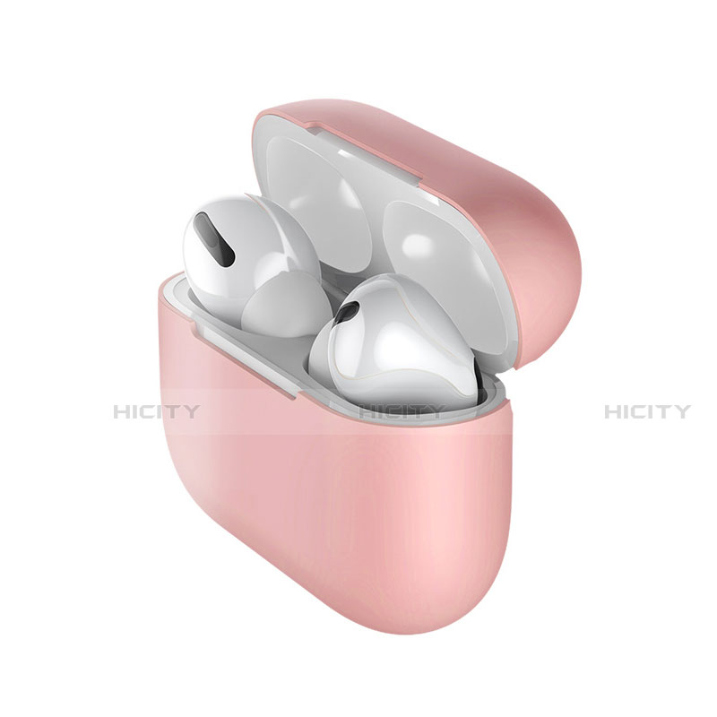Funda Silicona Ultrafina Goma 360 Grados Carcasa S01 para Apple AirPods Pro Rosa