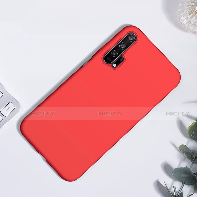 Funda Silicona Ultrafina Goma 360 Grados Carcasa S01 para Huawei Honor 20 Pro Rojo