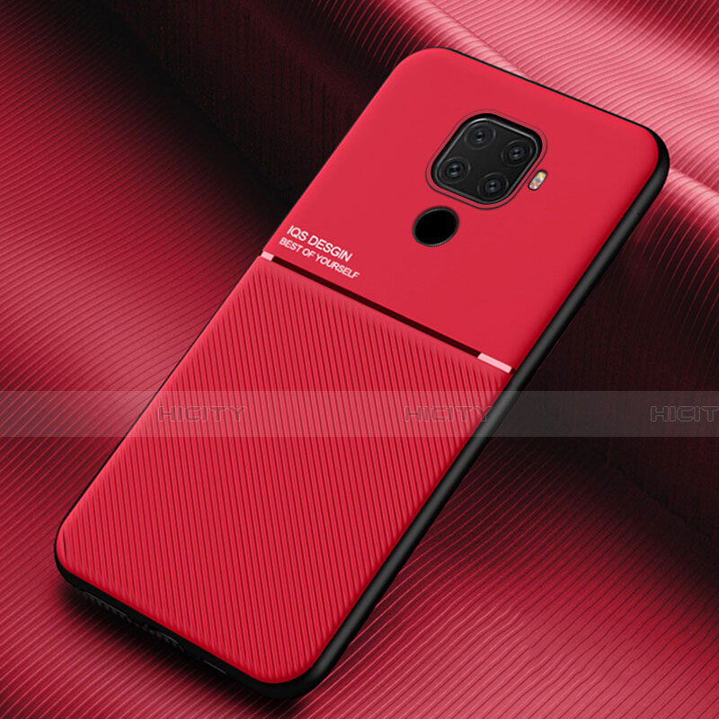 Funda Silicona Ultrafina Goma 360 Grados Carcasa S01 para Huawei Mate 30 Lite Rojo