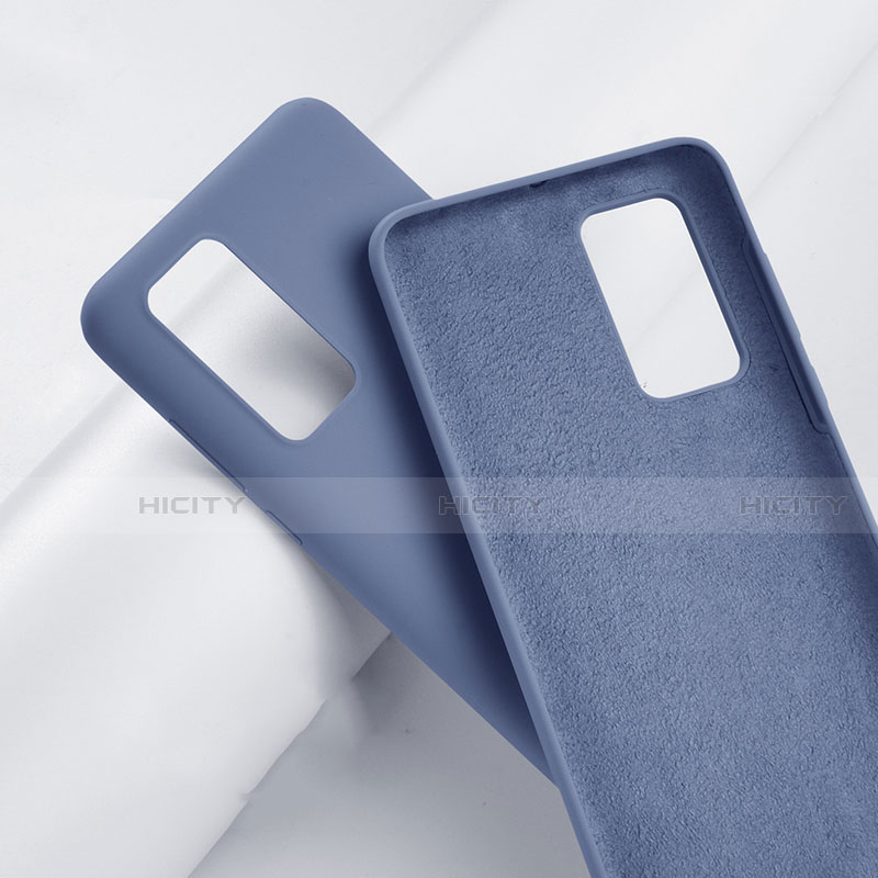 Funda Silicona Ultrafina Goma 360 Grados Carcasa S01 para Huawei P40 Pro+ Plus Gris