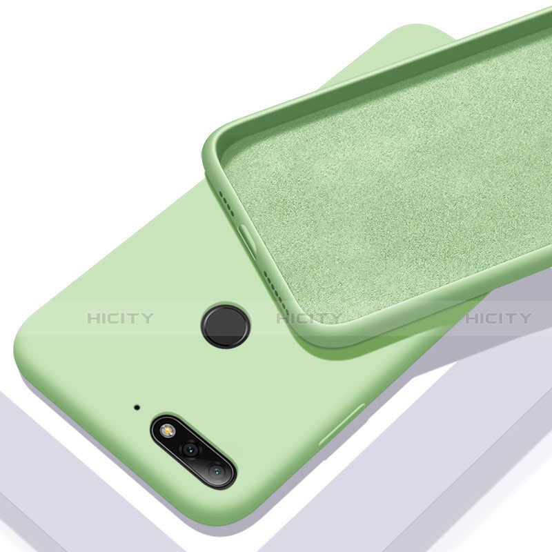 Funda Silicona Ultrafina Goma 360 Grados Carcasa S01 para Huawei Y6 (2018) Verde