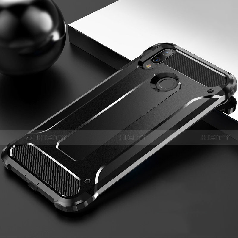 Funda Silicona Ultrafina Goma 360 Grados Carcasa S01 para Huawei Y9 (2019) Negro