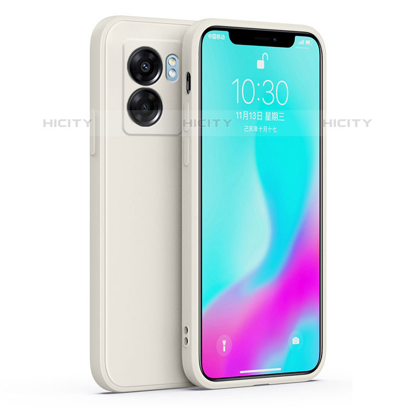 Funda Silicona Ultrafina Goma 360 Grados Carcasa S01 para OnePlus Nord N300 5G Blanco