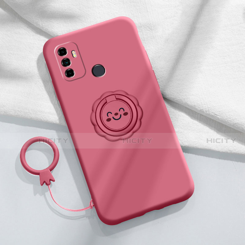 Funda Silicona Ultrafina Goma 360 Grados Carcasa para Oppo A53s Rosa