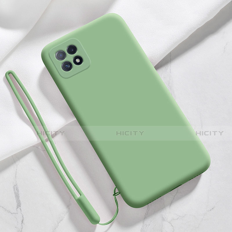 Funda Silicona Ultrafina Goma 360 Grados Carcasa S01 para Oppo Reno4 SE 5G Menta Verde