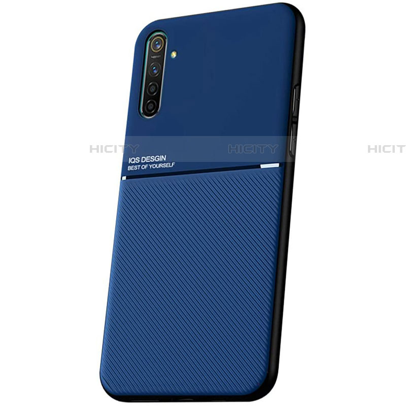 Funda Silicona Ultrafina Goma 360 Grados Carcasa S01 para Realme XT Azul