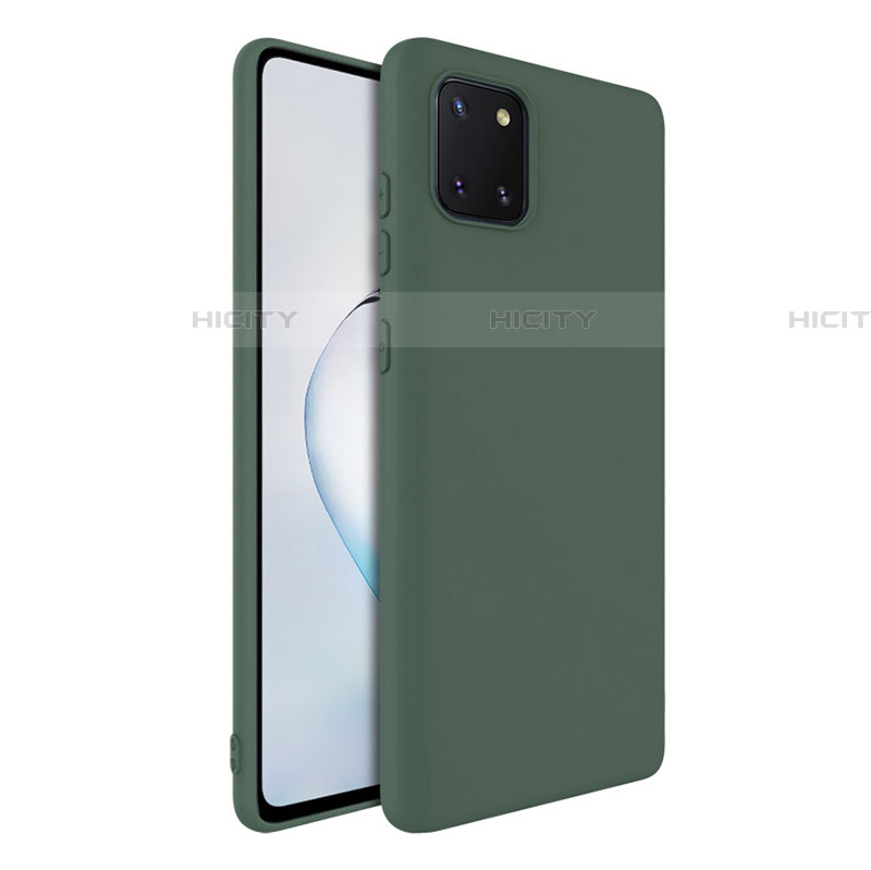 Funda Silicona Ultrafina Goma 360 Grados Carcasa S01 para Samsung Galaxy A81 Verde