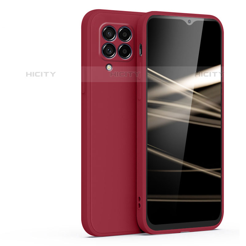 Funda Silicona Ultrafina Goma 360 Grados Carcasa S01 para Samsung Galaxy M42 5G Rojo