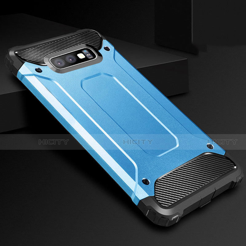 Funda Silicona Ultrafina Goma 360 Grados Carcasa S01 para Samsung Galaxy S10e Azul