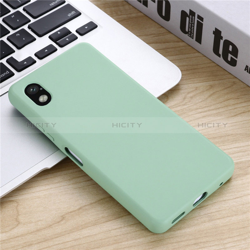 Funda Silicona Ultrafina Goma 360 Grados Carcasa S01 para Sony Xperia Ace III Verde