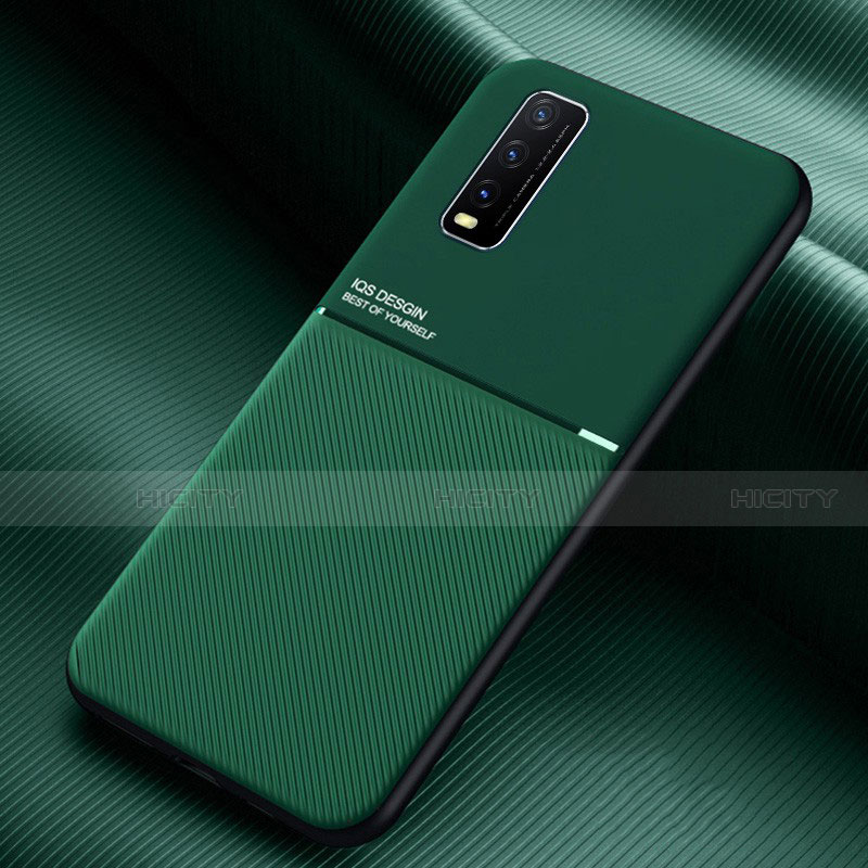 Funda Silicona Ultrafina Goma 360 Grados Carcasa S01 para Vivo Y20 Verde