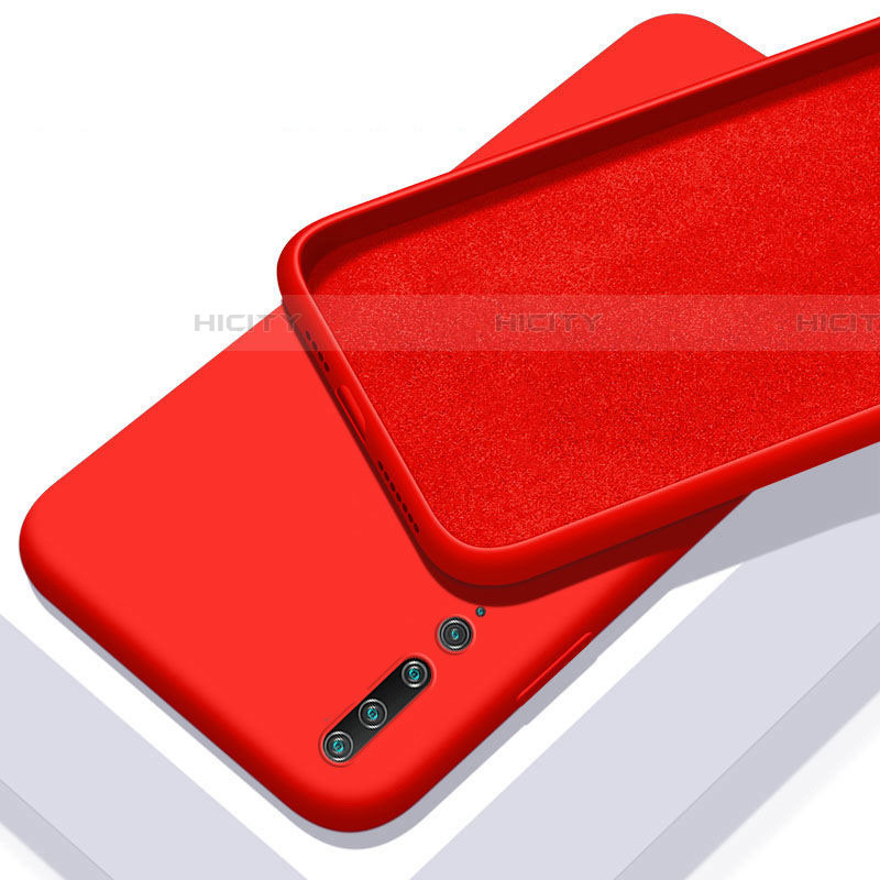 Funda Silicona Ultrafina Goma 360 Grados Carcasa S01 para Xiaomi Mi 10 Rojo