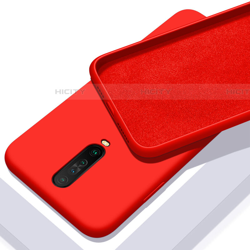 Funda Silicona Ultrafina Goma 360 Grados Carcasa S01 para Xiaomi Redmi K30 5G Rojo