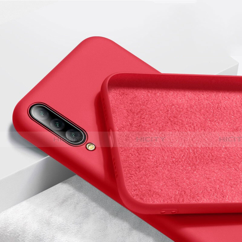 Funda Silicona Ultrafina Goma 360 Grados Carcasa S02 para Huawei Honor 9X Pro Rojo