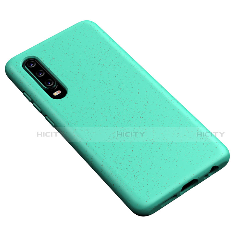 Funda Silicona Ultrafina Goma 360 Grados Carcasa S02 para Huawei P30 Cian