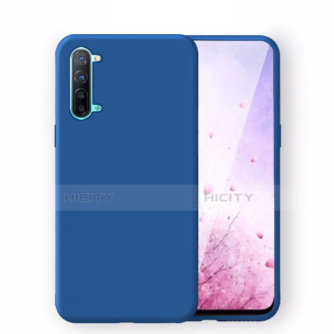 Funda Silicona Ultrafina Goma 360 Grados Carcasa S02 para Oppo F15 Azul