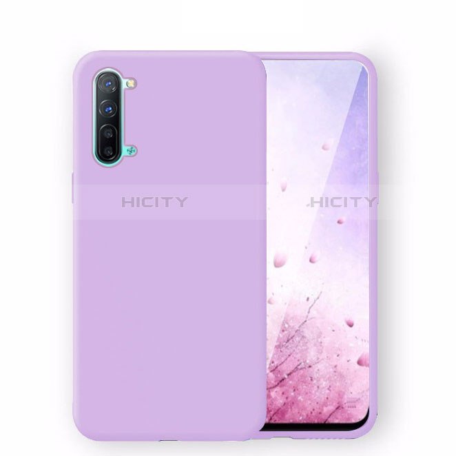 Funda Silicona Ultrafina Goma 360 Grados Carcasa S02 para Oppo Find X2 Lite Morado