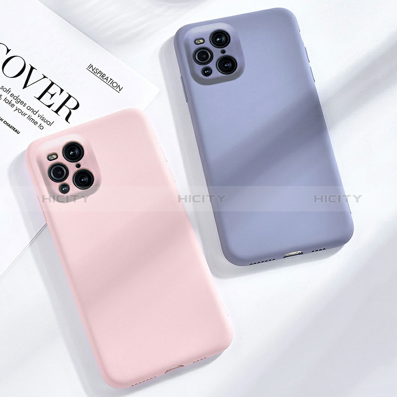 Funda Silicona Ultrafina Goma 360 Grados Carcasa S02 para Oppo Find X3 5G