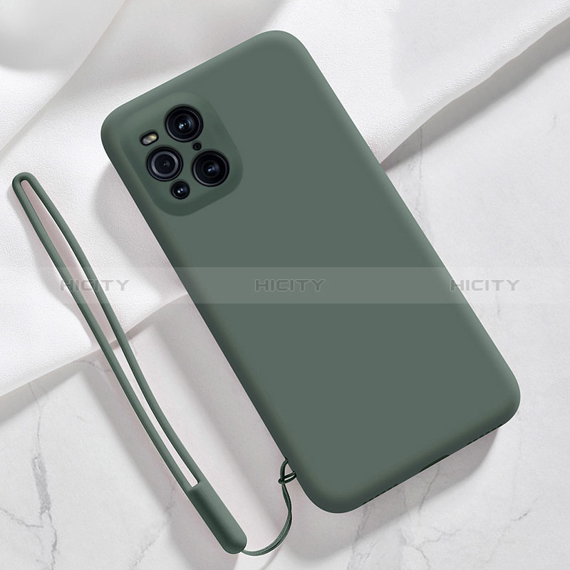 Funda Silicona Ultrafina Goma 360 Grados Carcasa S02 para Oppo Find X3 5G