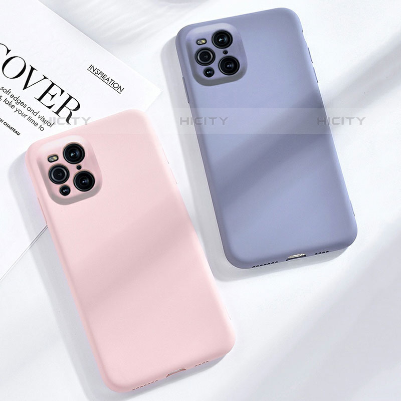 Funda Silicona Ultrafina Goma 360 Grados Carcasa S02 para Oppo Find X3 Pro 5G