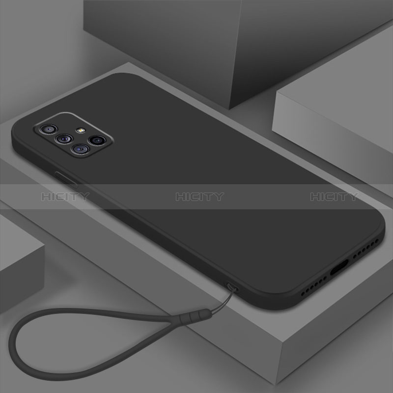 Funda Silicona Ultrafina Goma 360 Grados Carcasa S02 para Samsung Galaxy A71 5G Negro