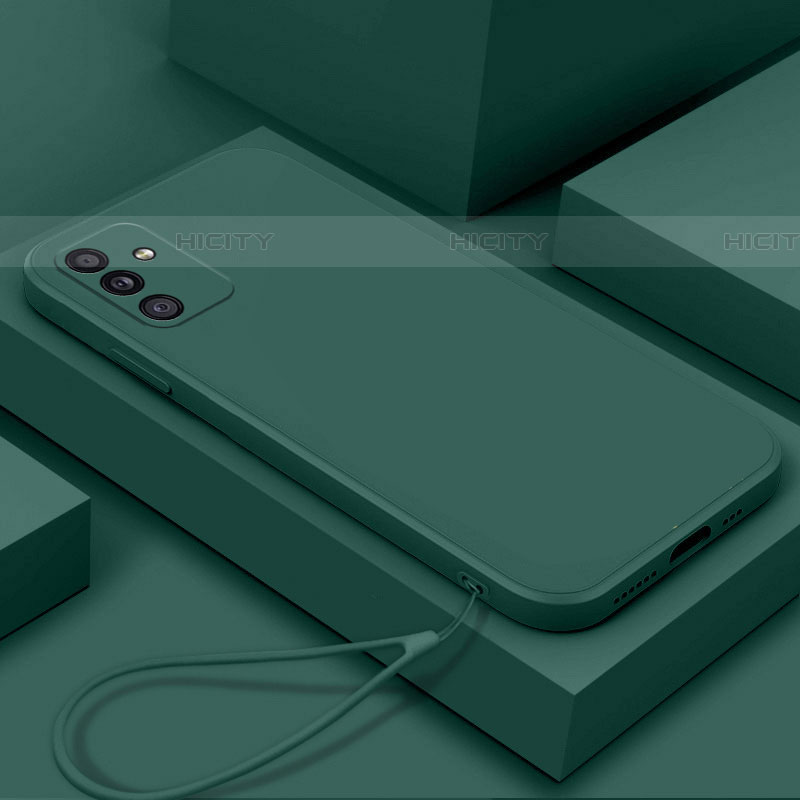 Funda Silicona Ultrafina Goma 360 Grados Carcasa S02 para Samsung Galaxy A82 5G Verde Noche
