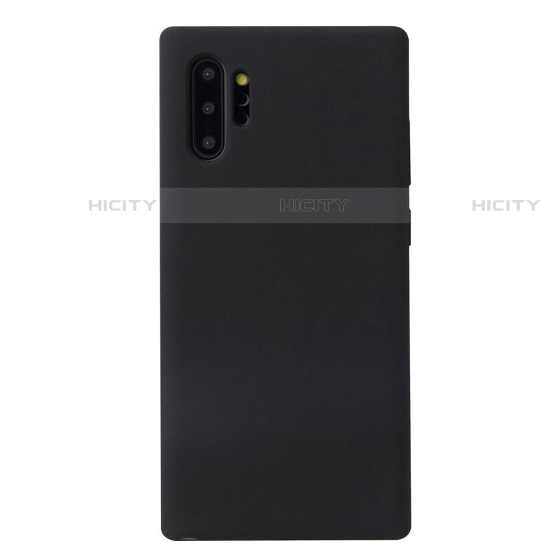Funda Silicona Ultrafina Goma 360 Grados Carcasa S02 para Samsung Galaxy Note 10 Plus Negro