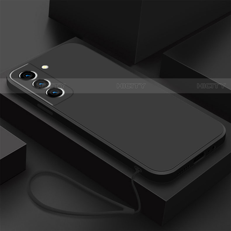 Funda Silicona Ultrafina Goma 360 Grados Carcasa S02 para Samsung Galaxy S21 Plus 5G Negro