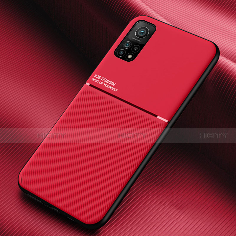 Funda Silicona Ultrafina Goma 360 Grados Carcasa S02 para Xiaomi Mi 10T 5G Rojo
