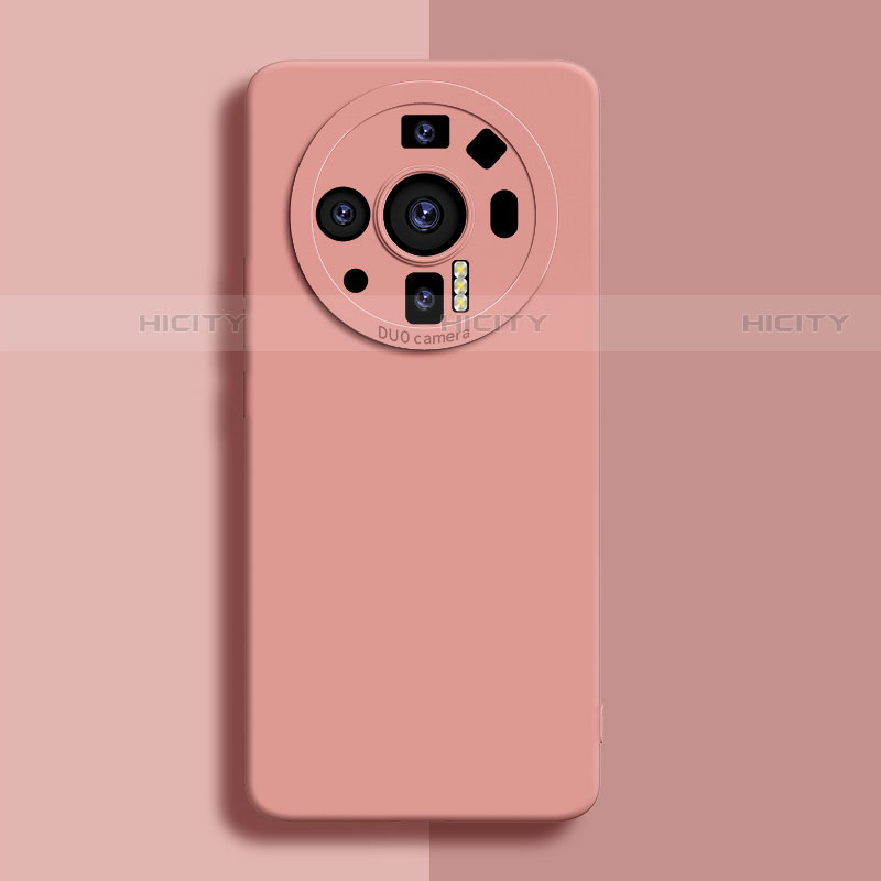Funda Silicona Ultrafina Goma 360 Grados Carcasa S02 para Xiaomi Mi 12S Ultra 5G Rosa