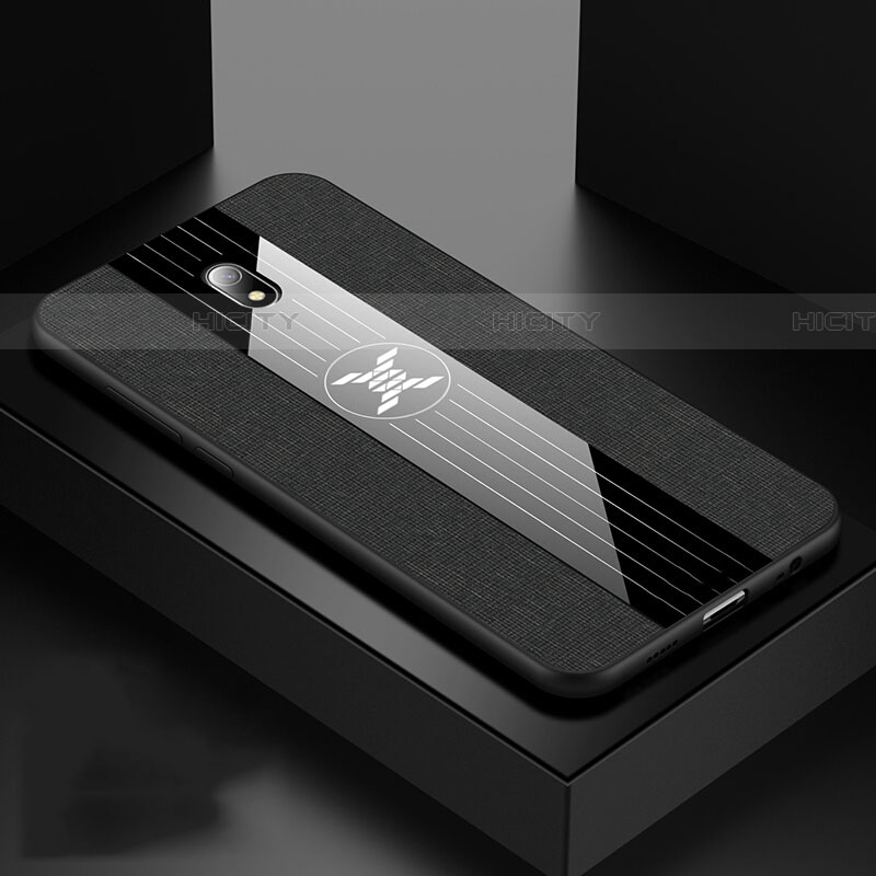Funda Silicona Ultrafina Goma 360 Grados Carcasa S02 para Xiaomi Redmi 8A Negro