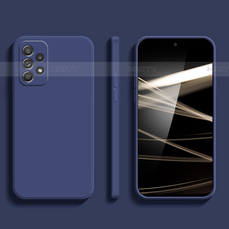 Funda Silicona Ultrafina Goma 360 Grados Carcasa S03 para Samsung Galaxy A33 5G Azul