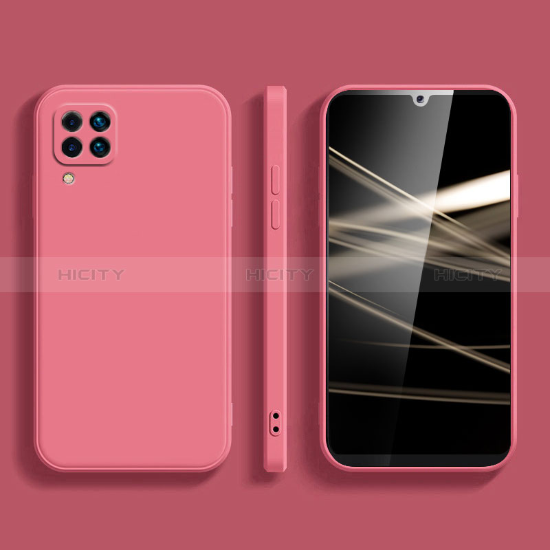 Funda Silicona Ultrafina Goma 360 Grados Carcasa S03 para Samsung Galaxy A42 5G Rosa Roja