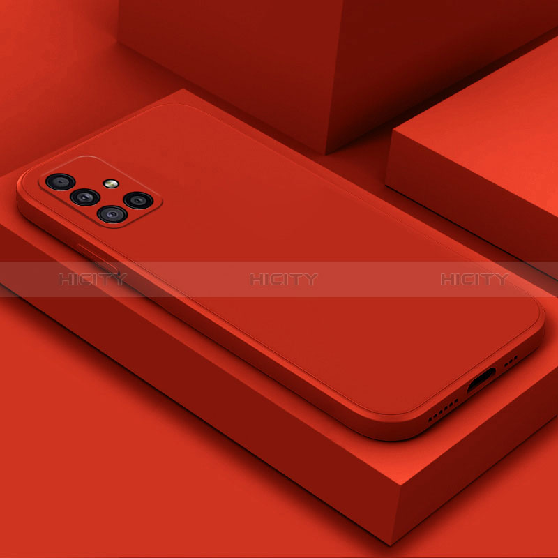 Funda Silicona Ultrafina Goma 360 Grados Carcasa S03 para Samsung Galaxy A71 5G Rojo
