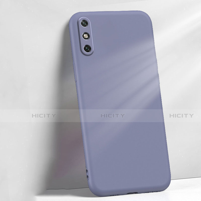 Funda Silicona Ultrafina Goma 360 Grados Carcasa S04 para Huawei Enjoy 10e Gris