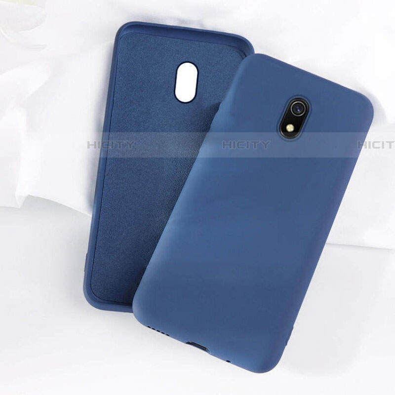 Funda Silicona Ultrafina Goma 360 Grados Carcasa S07 para Xiaomi Redmi 8A Azul