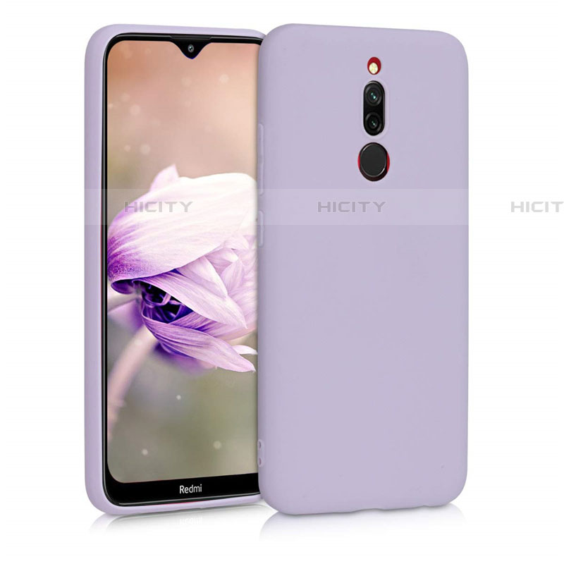 Funda Silicona Ultrafina Goma 360 Grados Carcasa S08 para Xiaomi Redmi 8 Morado