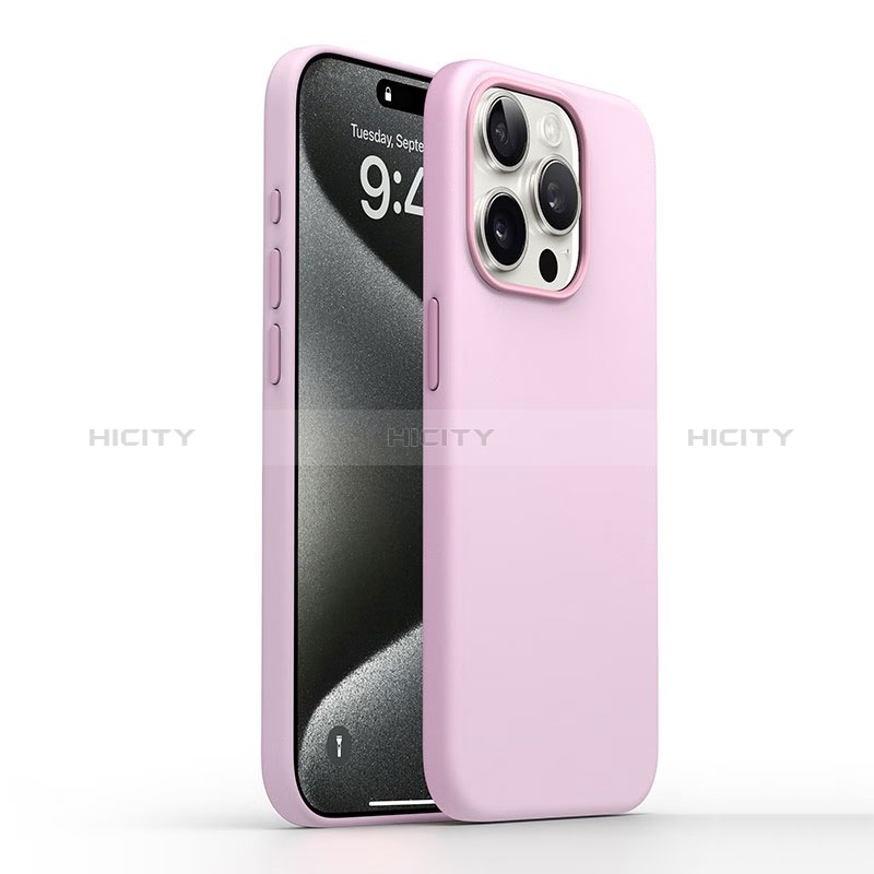 Funda Silicona Ultrafina Goma 360 Grados Carcasa YK1 para Apple iPhone 13 Pro Rosa