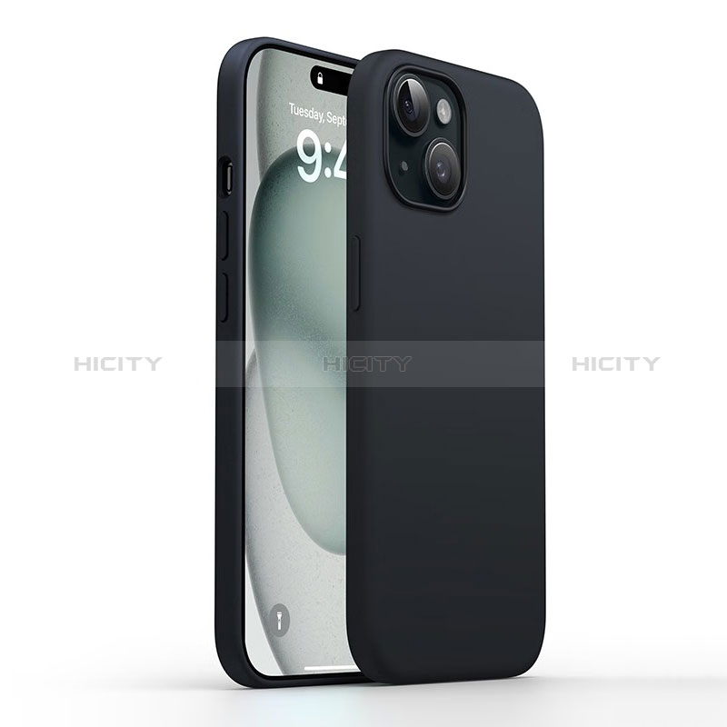 Funda Silicona Ultrafina Goma 360 Grados Carcasa YK1 para Apple iPhone 14 Negro