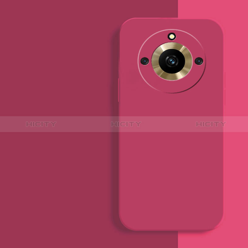Funda Silicona Ultrafina Goma 360 Grados Carcasa YK3 para Realme 11 Pro+ Plus 5G Rosa Roja
